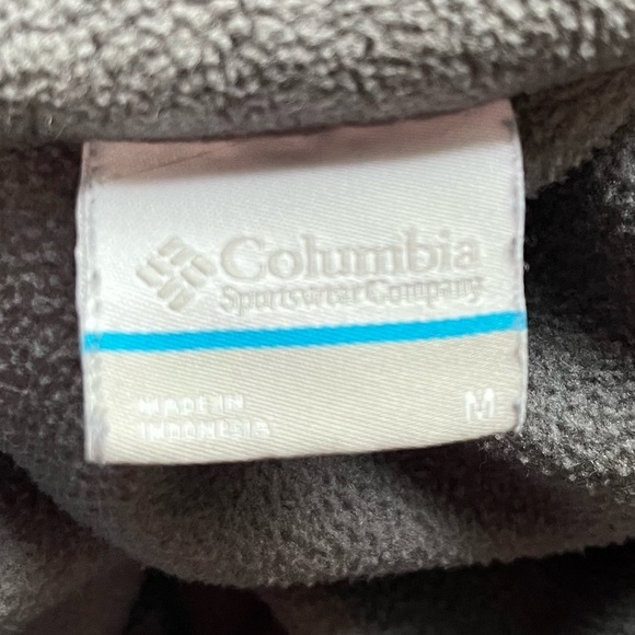 COLUMBIA-Grey Full Zip Sweater Size M - Picture 3 of 3